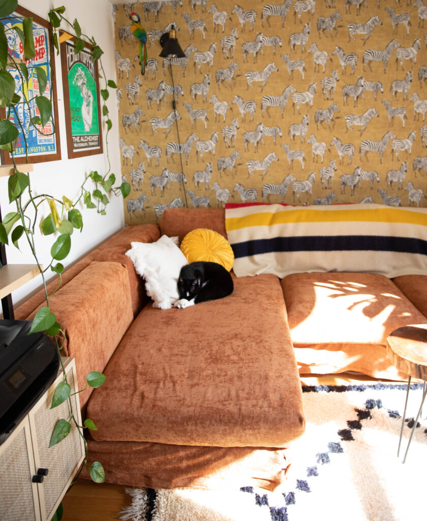How I Transformed a My Couch with a Custom Slipcover from Comfort Works ...